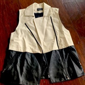 Leather vest
